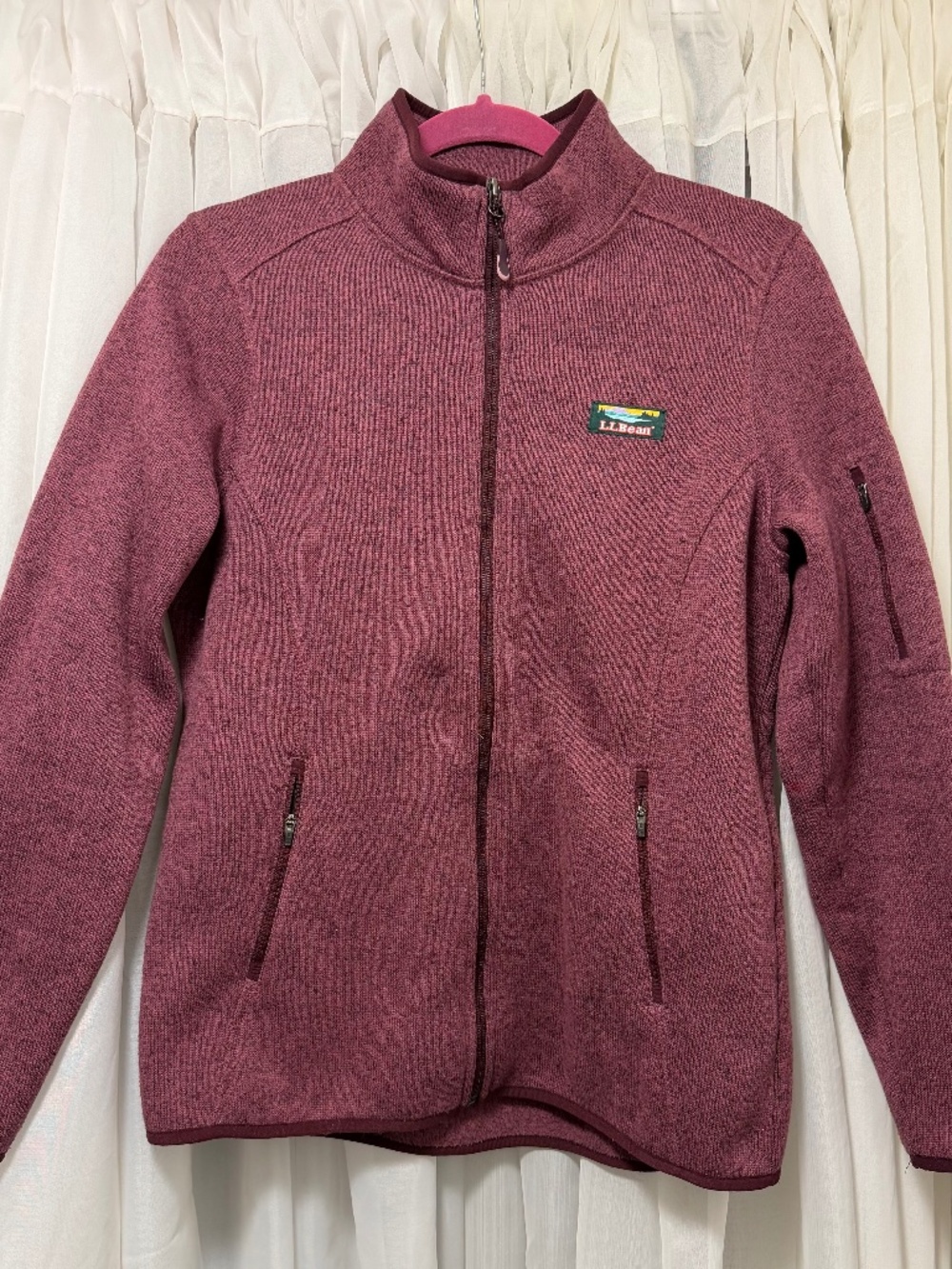 L.L. Bean Sweater Fleece Full Zip Jacket